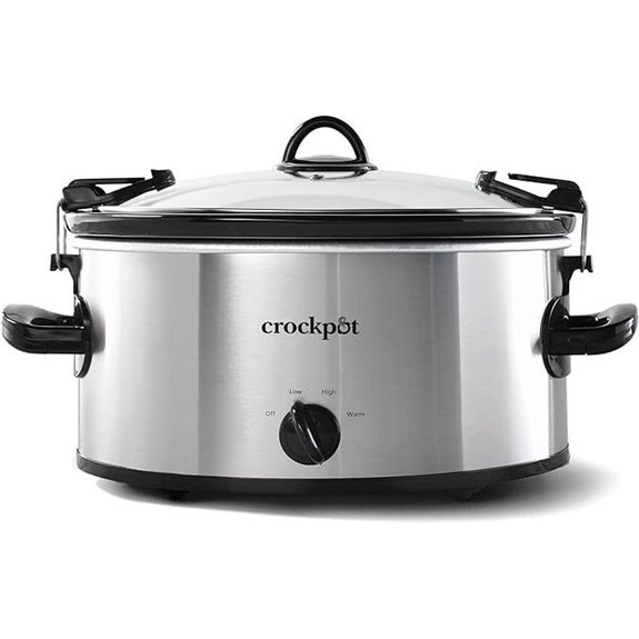 Crock-Pot 6-Quart Portable Oval Slow Cooker