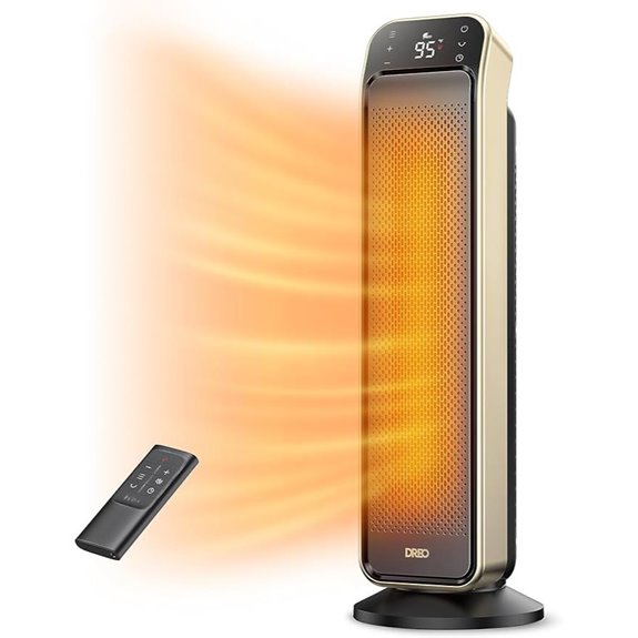 Dreo Portable Space Heater with Remote & Thermostat