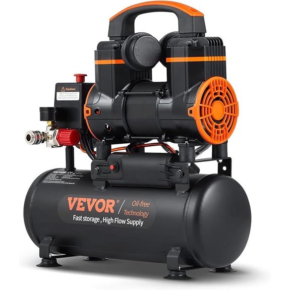 VEVOR 2.1 Gallon Oil-Free Air Compressor