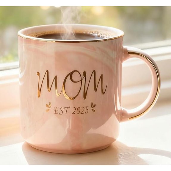 Mecai New Mom Gift Coffee Mug for Pregnancy Announcement