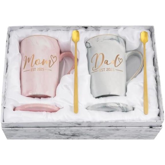 Cabtnca Expecting Parents Gift Mugs (14 oz)