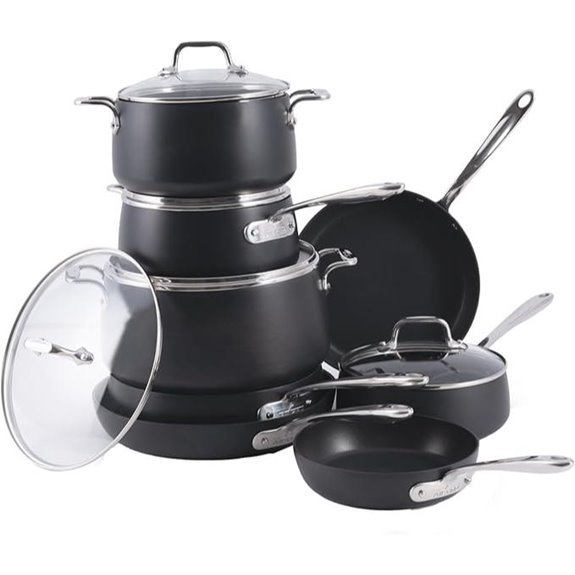 All-Clad HA1 Nonstick Cookware Set 13-Piece