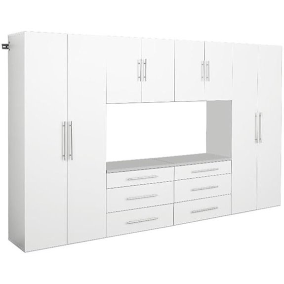 Prepac Wall Mount Storage Cabinet Set 120” Wide
