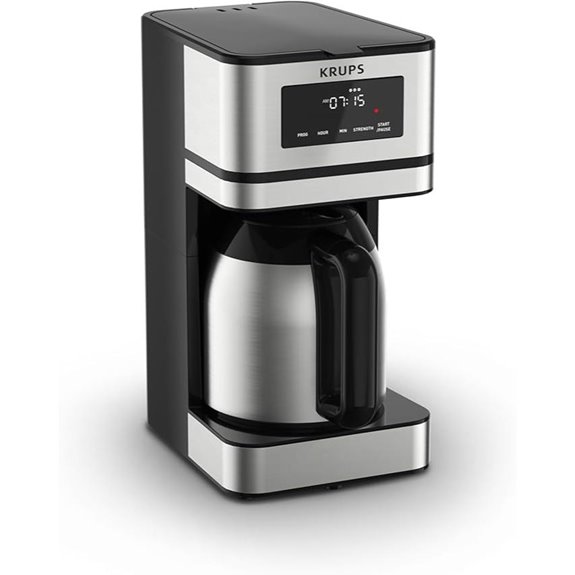 Krups 12-Cup Programmable Coffee Maker with Thermal Carafe