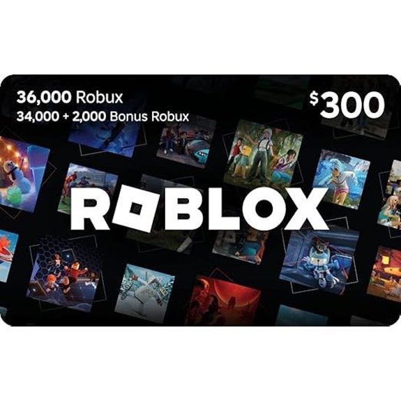 Roblox Gift Card 36,000 Robux with Virtual Item