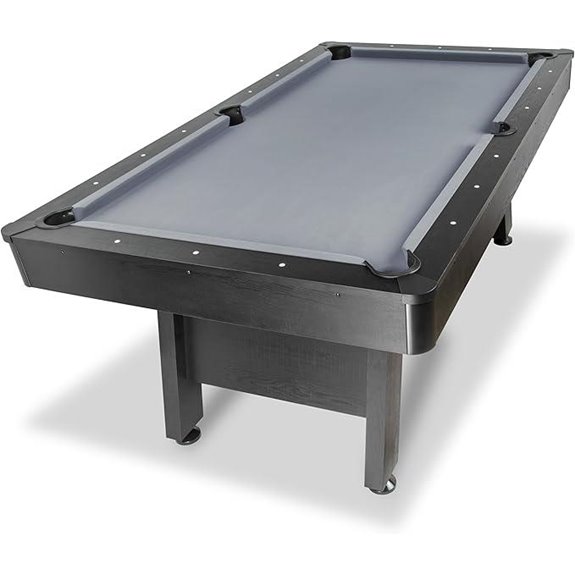 GoSports 7/8 ft Pool Table with Wood Finish