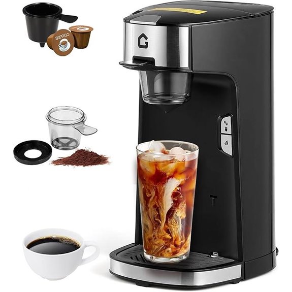 Garvee Single Serve Coffee Maker with Water Tank