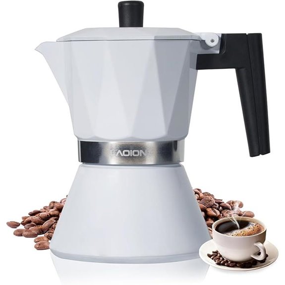 Moka Pot 6-Cup Espresso Maker for Home & Camping