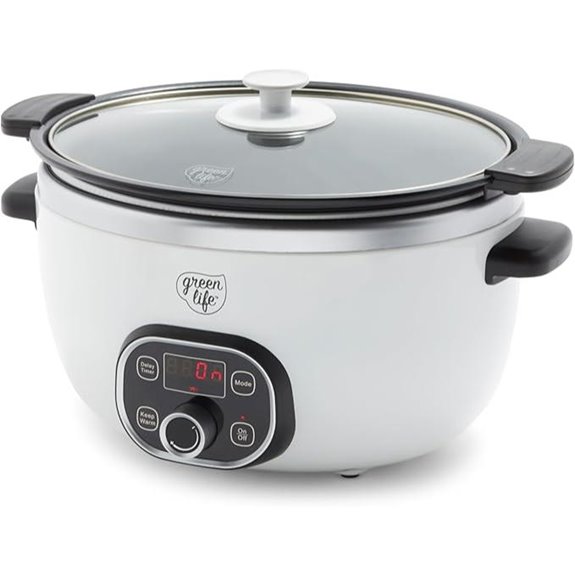 GreenLife 6QT Programmable Ceramic Slow Cooker