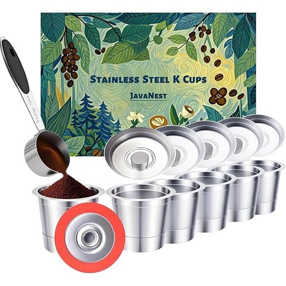 6 Pack Reusable K Cups for Keurig Coffee Makers