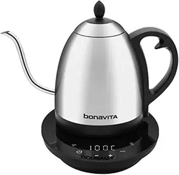 Bonavita 1.0L Gooseneck Electric Kettle