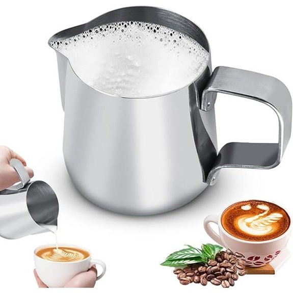 Stainless Steel Milk Frothing Pitcher (6.8oz/200ml)