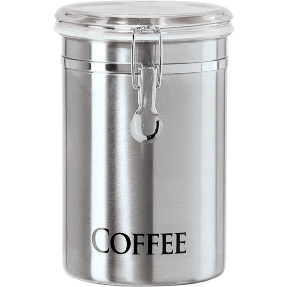 Oggi Stainless Steel Coffee Canister (62 oz)