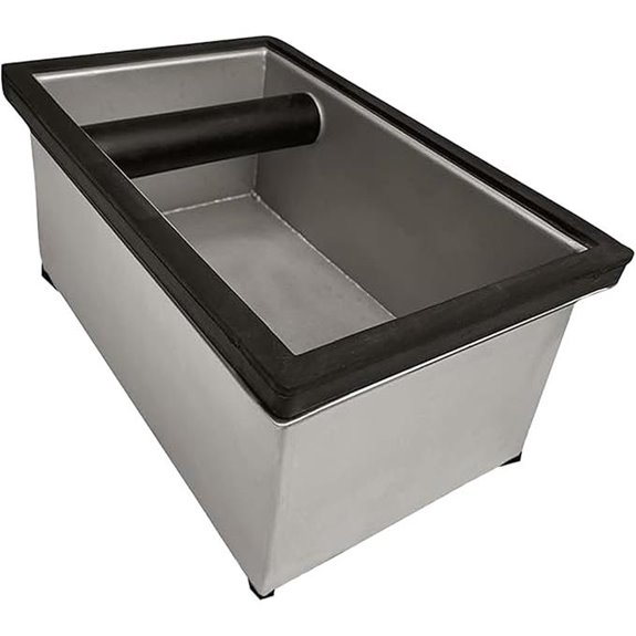 Heavy-Duty Stainless Steel Knock Box for Espresso Pucks