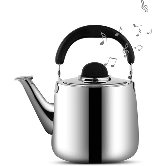 Stainless Steel Whistling Tea Kettle for Stove Top