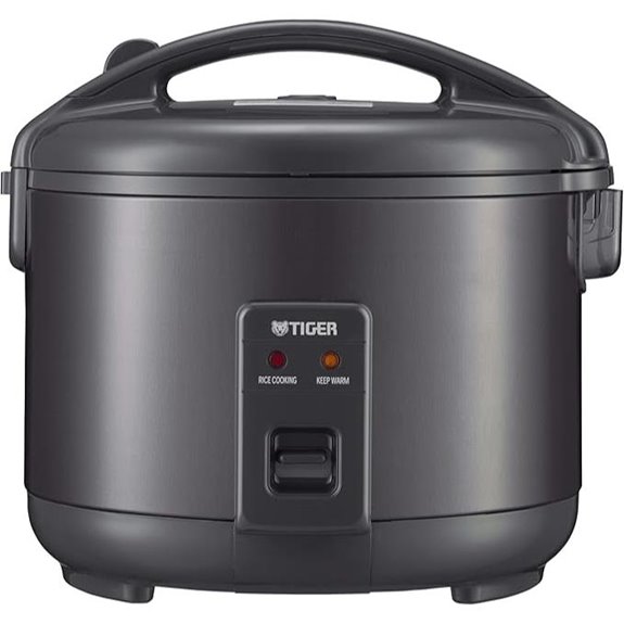 Tiger 8-Cup White Rice Cooker with Non-Stick Pot