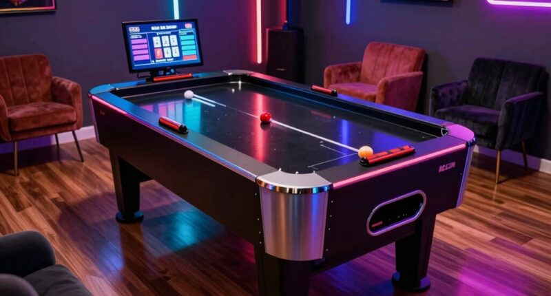 top electronic air hockey tables