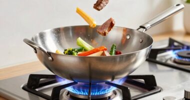 top gas stove woks