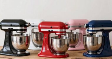 top kitchenaid mixer colors