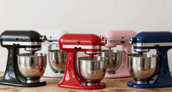 top kitchenaid mixer colors