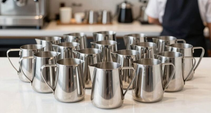 top milk pitchers for baristas