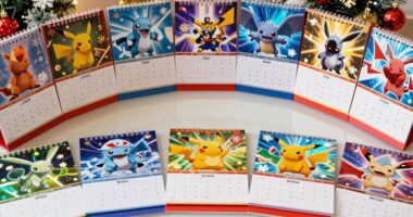 top pok mon tcg calendars