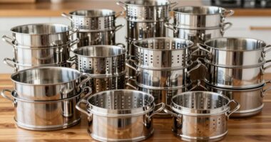 top pressure cooker steamer baskets