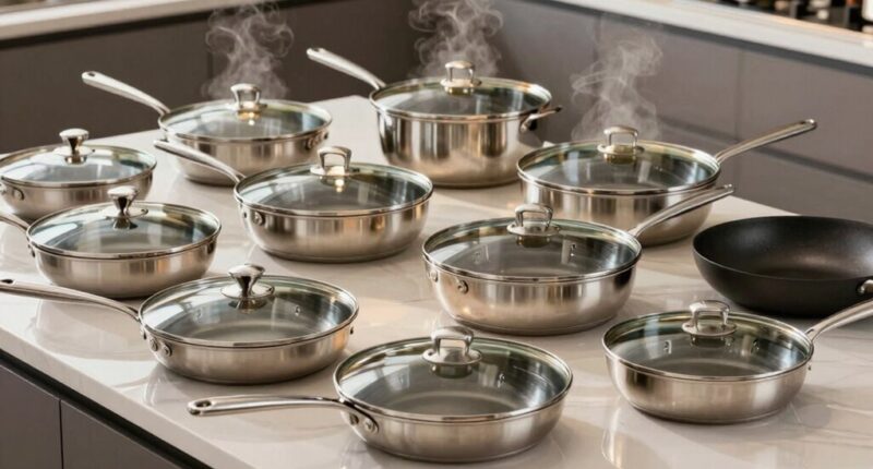 top saut pans with lids