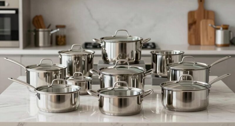 top stainless steel cookware sets