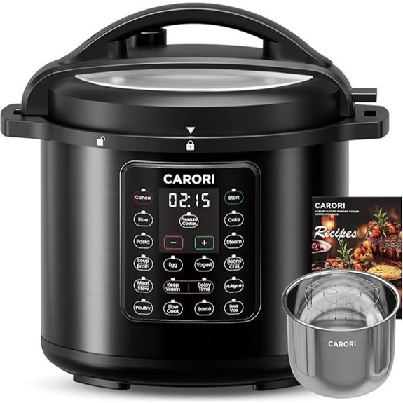 12-in-1 8Qt Electric Pressure Cooker with Accessories