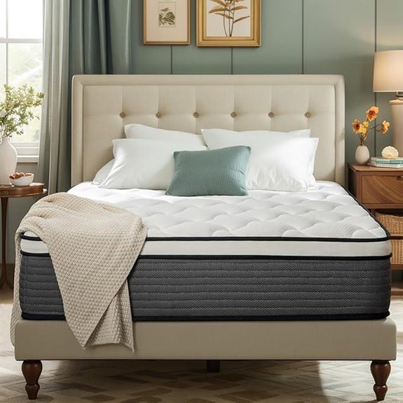 Twin 10 Pillow Top Hybrid Mattress in a Box