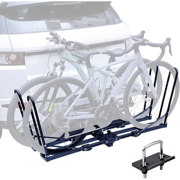 Hitch Mount Bike Rack for 2 Bikes