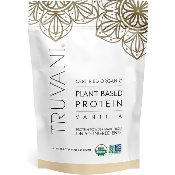 Truvani Vegan Vanilla Pea Protein Powder (20g)