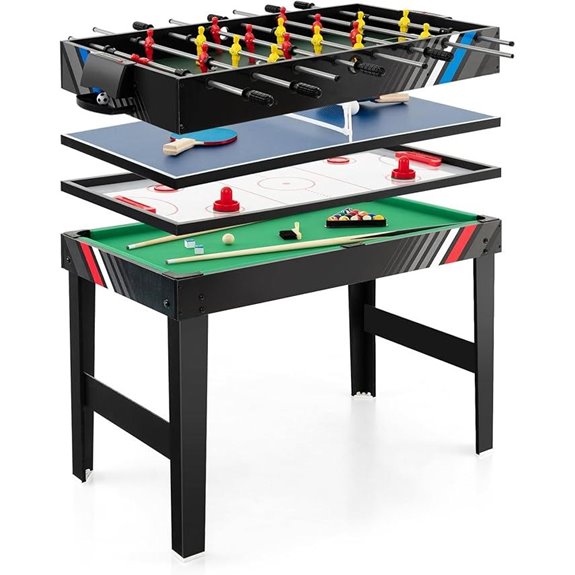 GYMAX 4-in-1 Multi-Game Table for Kids & Adults