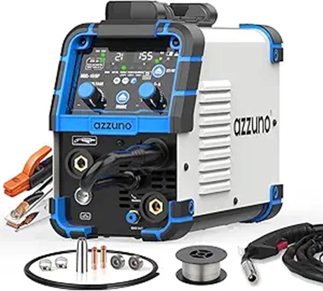 AZZUNO 5-in-1 Aluminum MIG Welder (110V/220V)