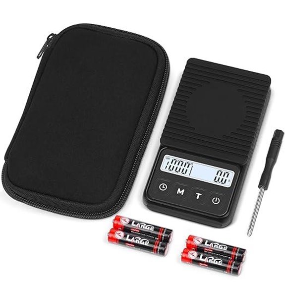 QP Digital Coffee Scale with Timer and Waterproof IP68