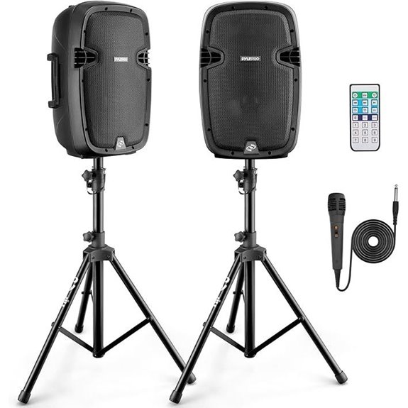 Pyle Wireless Portable PA System with Speakers and Mic