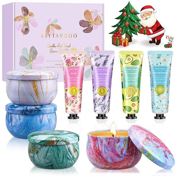 Gift Basket for Women: Candles & Hand Lotion Set