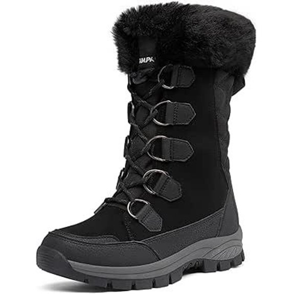 DREAM PAIRS Women's Waterproof Winter Snow Boots