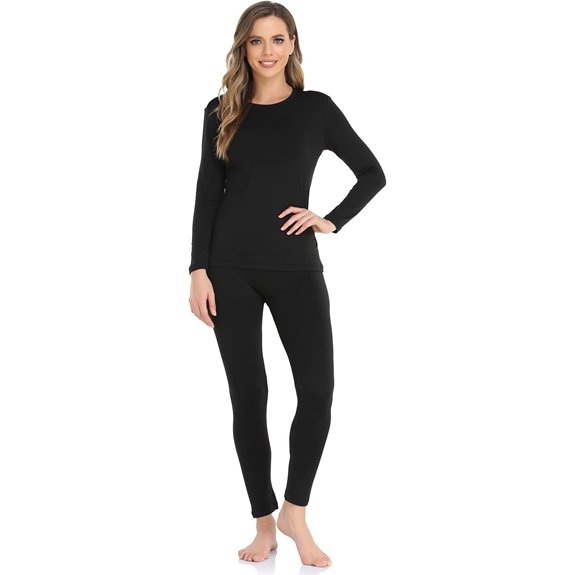 WEERTI Women's Thermal Long Johns with Fleece