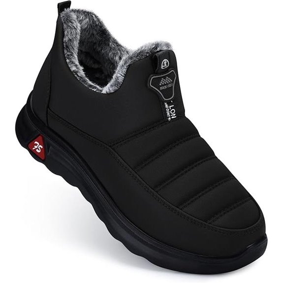 SHIBEVER Women's Winter Waterproof Slip-On Snow Boots