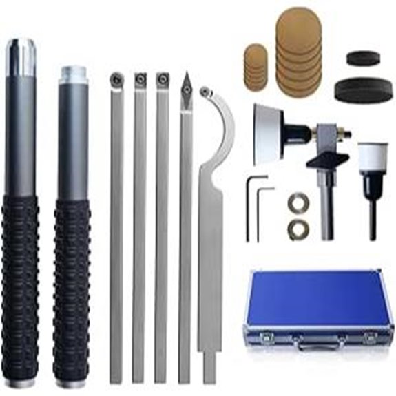 RUITOOL Wood Lathe Turning Tools Set with Accessories