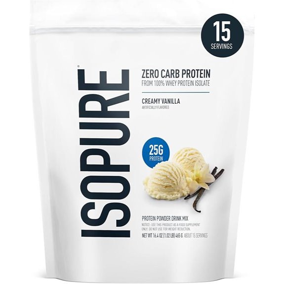 Isopure Zero Carb Vanilla Whey Protein (1 lb)