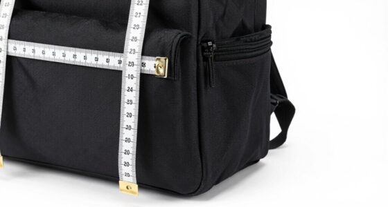 backpack size measurement standards