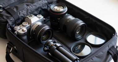 camera gear packing checklist