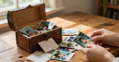 create an engaging family keepsake box