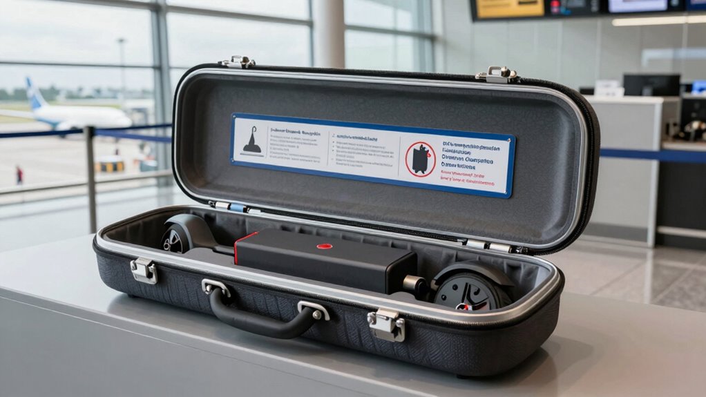 flying electric scooter safety