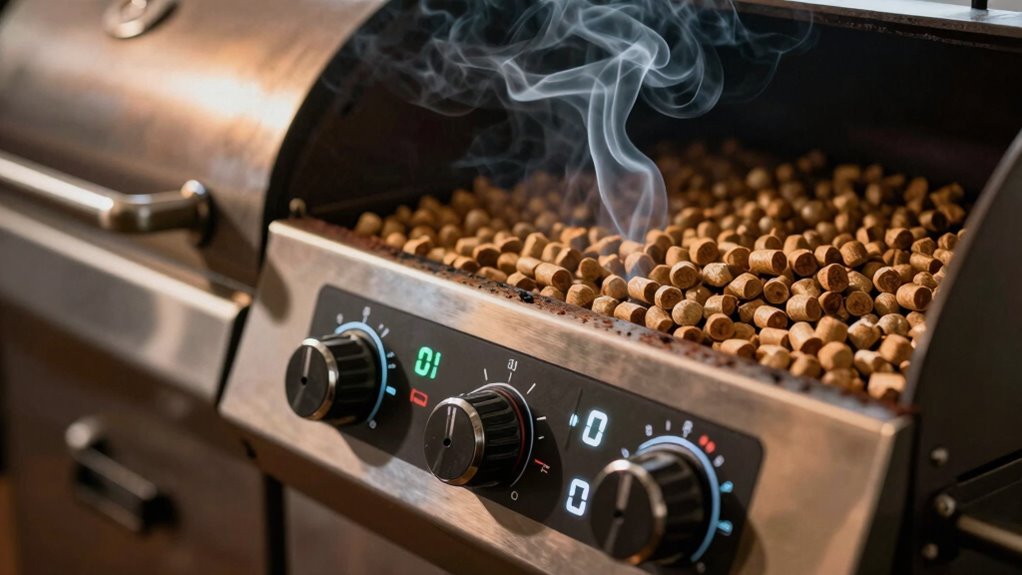 pellet types and smoke control