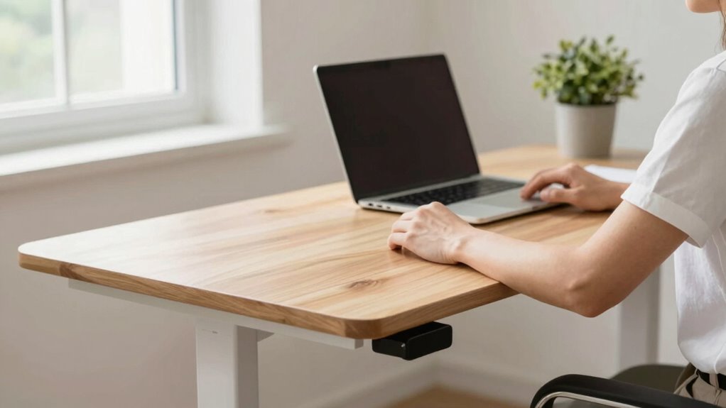 proper ergonomic desk setup