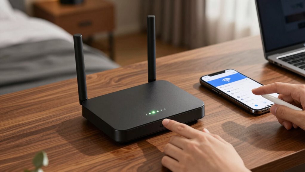 secure travel wi fi setup